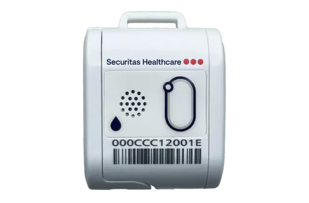 T15ah humidity monitoring tag, offered as part of Securitas Healthcare's Environmental Monitoring solution