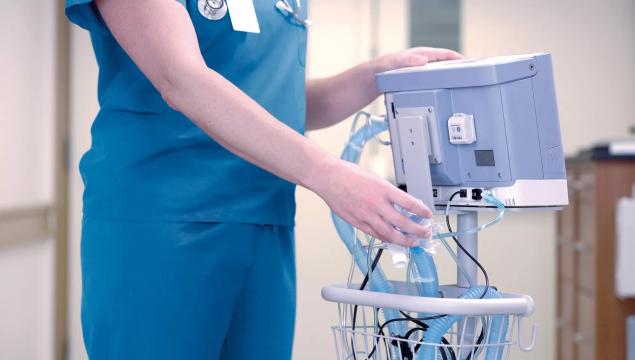 Nurse finds ventilator tracked with Securitas Healthcare asset management tag